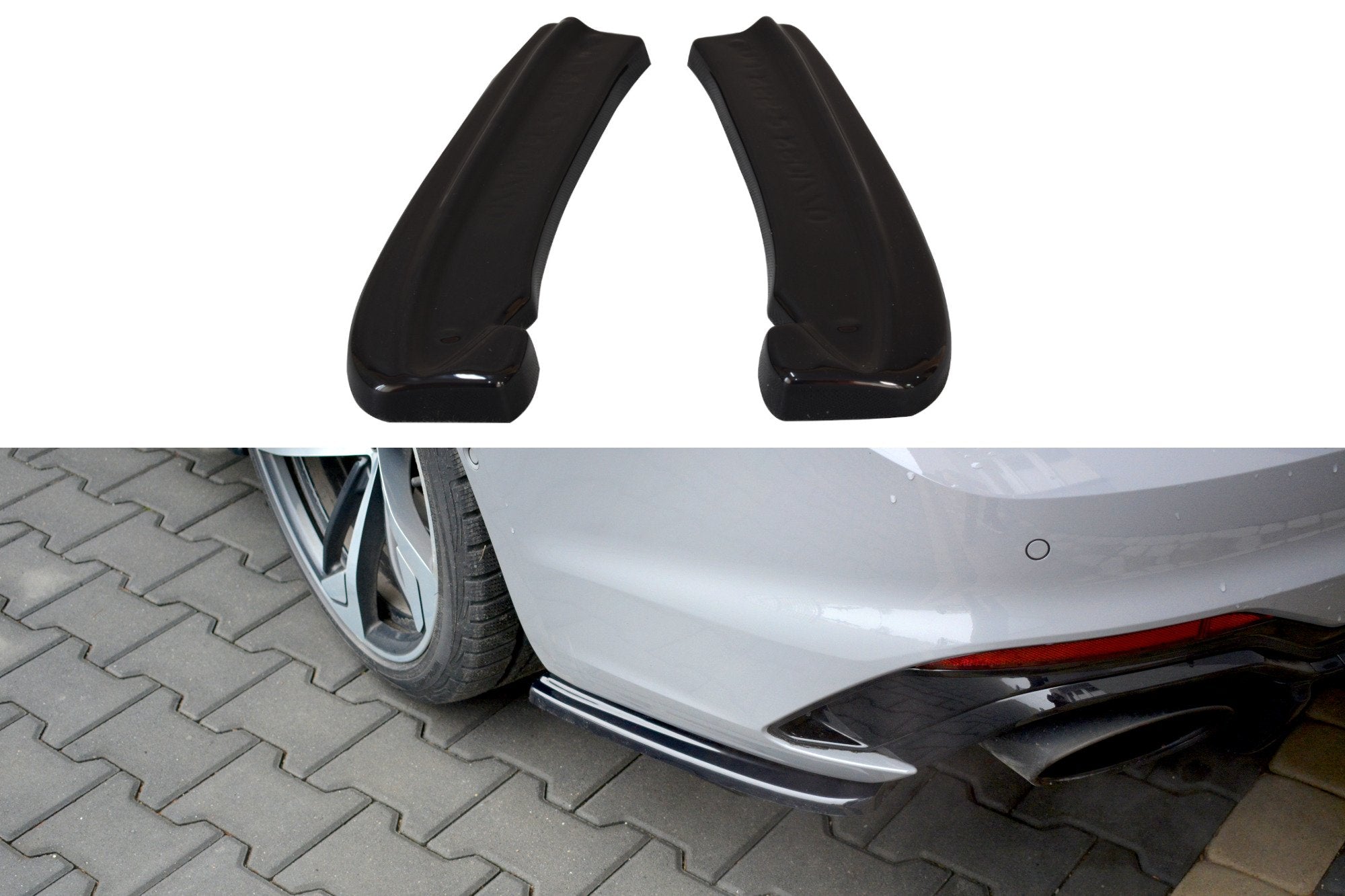 Rear Side Splitters Audi RS5 F5 Coupe 