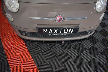FRONT SPLITTER V.1 FIAT 500 HATCHBACK PREFACE - 0