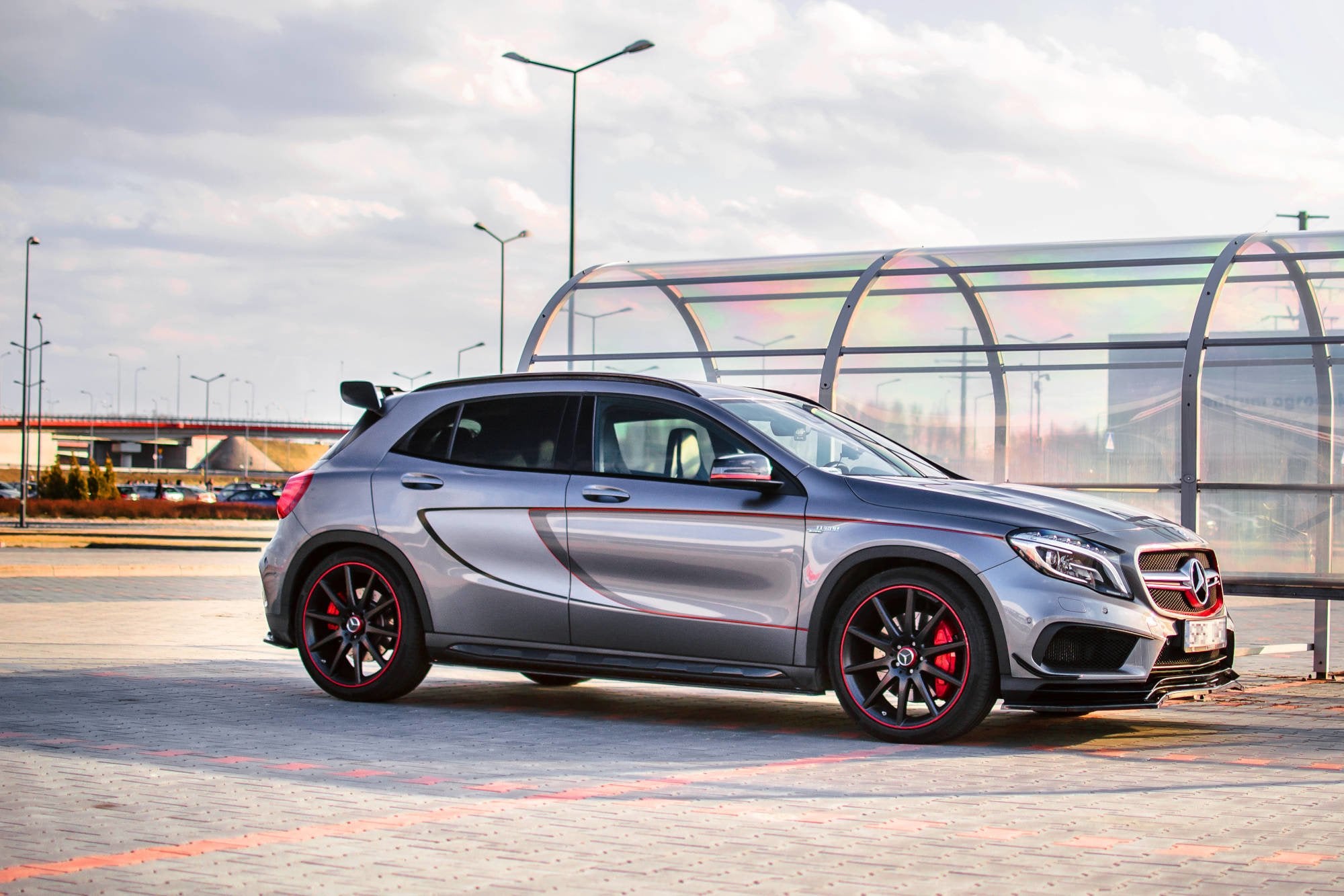 Front Splitter Mercedes-Benz GLA 45 AMG