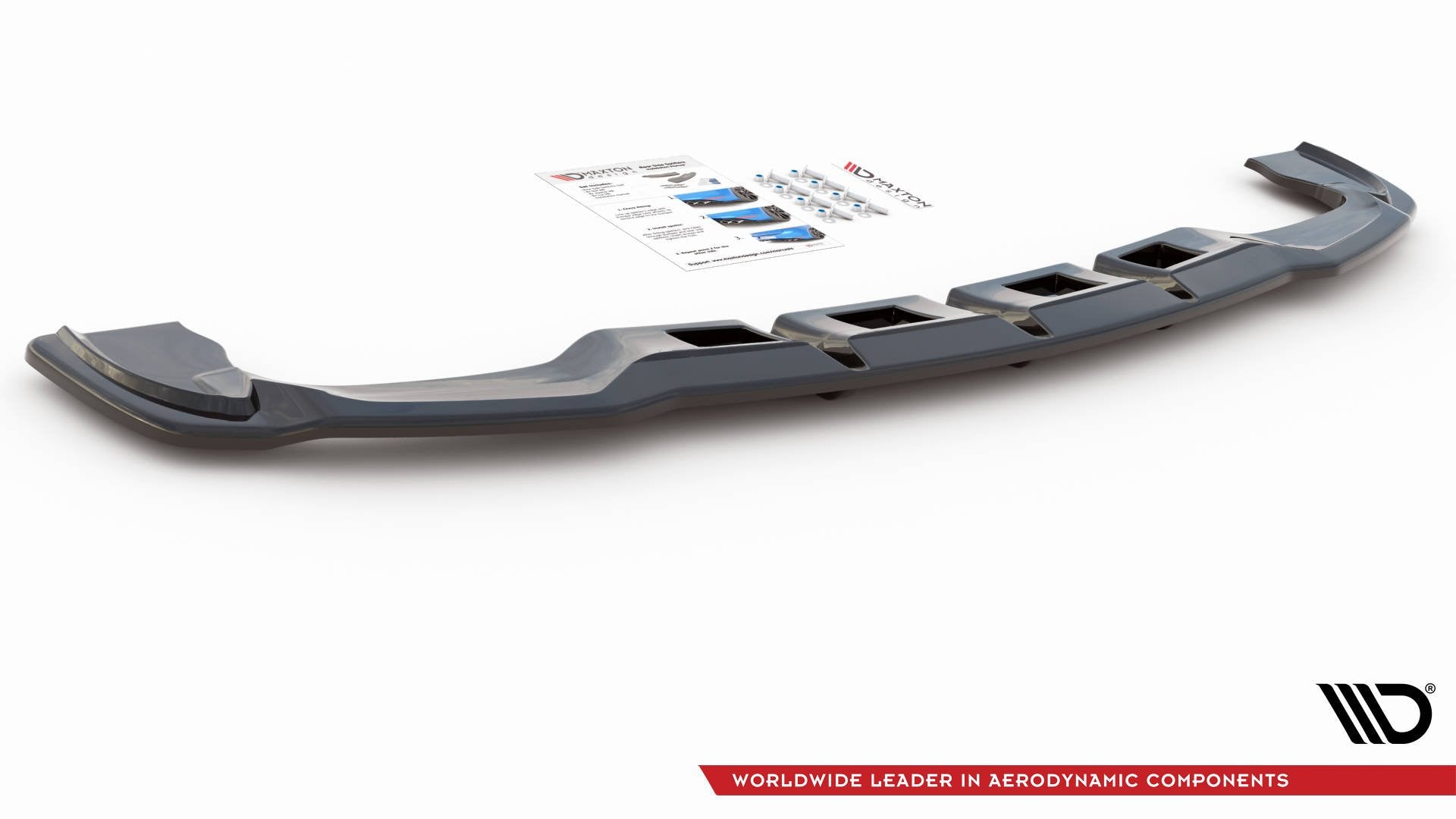 CENTRAL REAR SPLITTER (WITH VERTICAL BARS) MERCEDES-BENZ GLA 45 AMG SUV (X156) PREFACE