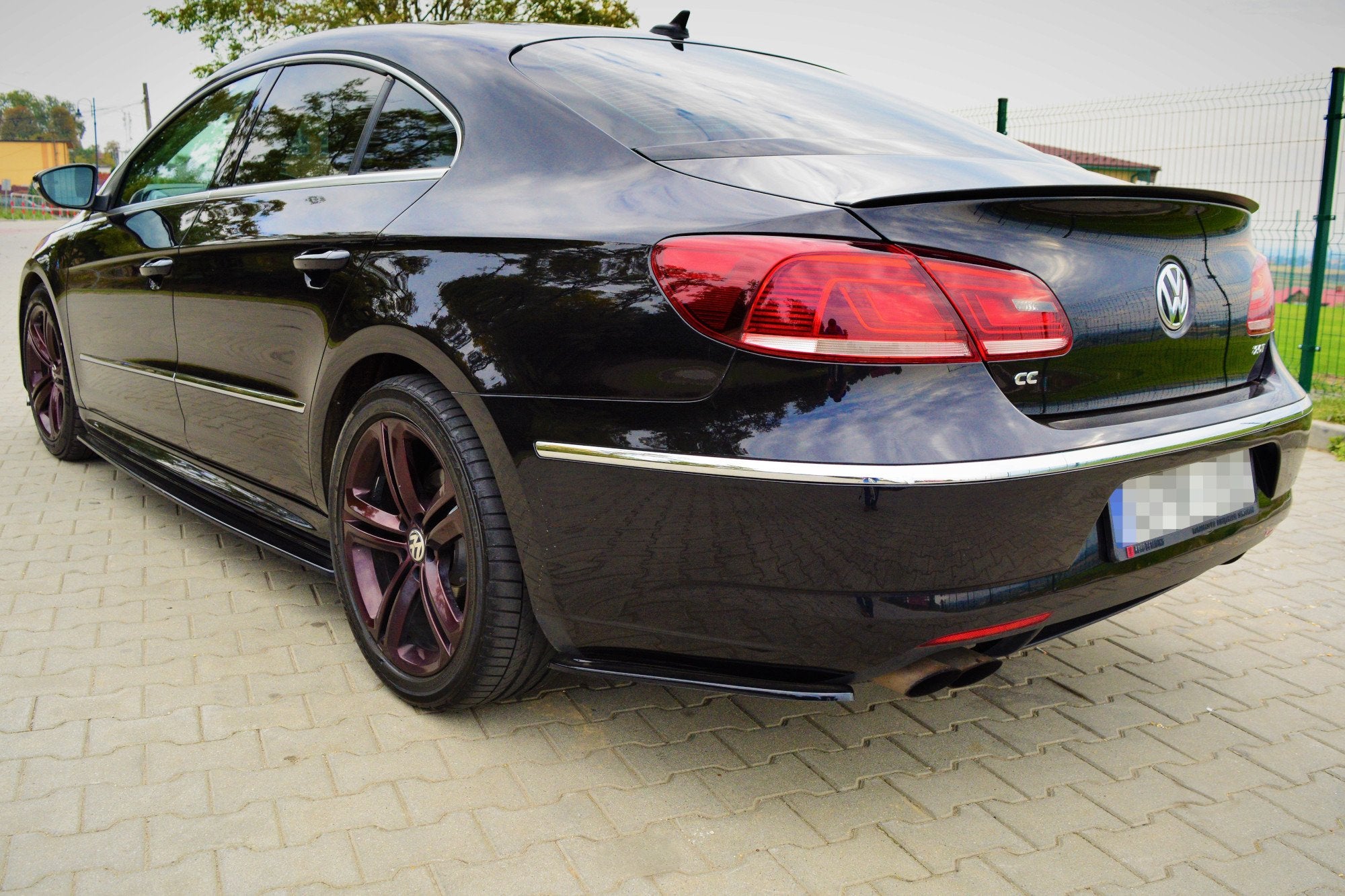 REAR SIDE SPLITTERS VOLKSWAGEN CC R-LINE