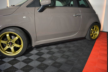 SIDE SKIRTS DIFFUSERS FIAT 500 HATCHBACK PREFACE - 0