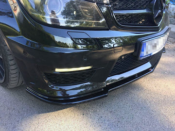 FRONT SPLITTER Mercedes-Benz C63 AMG Sedan / Estate W204 Facelift / S204 Facelift - 0