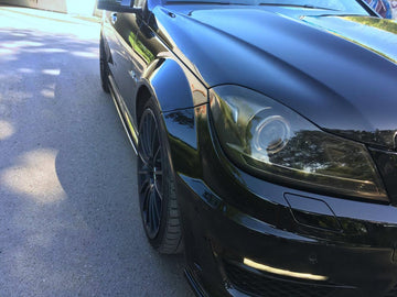 SIDE SKIRTS DIFFUSERS Mercedes-Benz C63 AMG Sedan / Estate W204 Facelift / S204 Facelift - 0