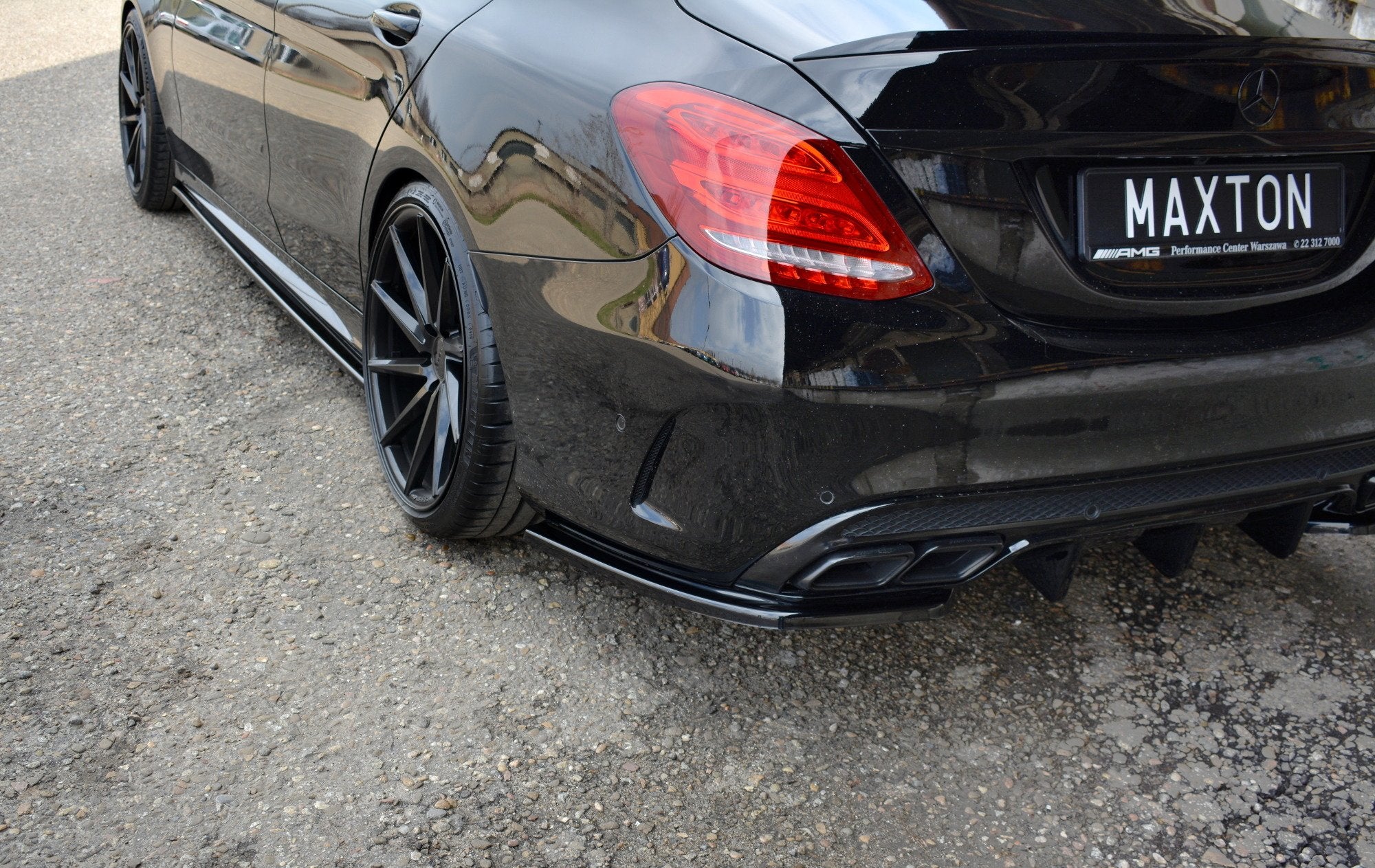 Rear Side Splitters Mercedes-AMG C 43 W205