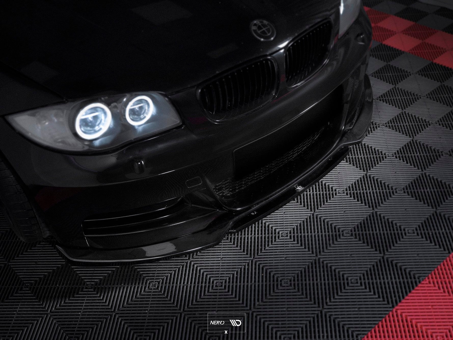 FRONT SPLITTER V.1 for BMW 1 E82 FACELIFT M-PACK