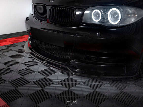 FRONT SPLITTER V.1 for BMW 1 E82 FACELIFT M-PACK