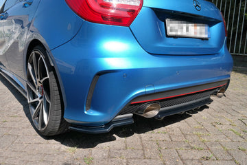 Rear Splitter (WITH VERTICAL BARS) MERCEDES-BENZ W176 AMG-LINE PREFACE - 0