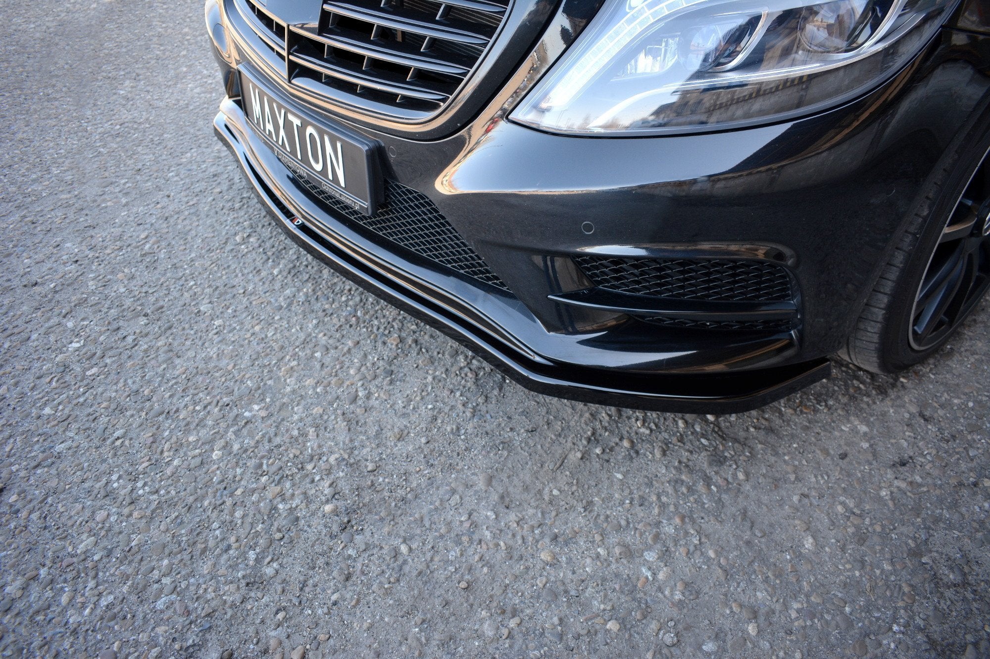 FRONT SPLITTER V.1 MERCEDES-BENZ S-CLASS AMG-LINE W222