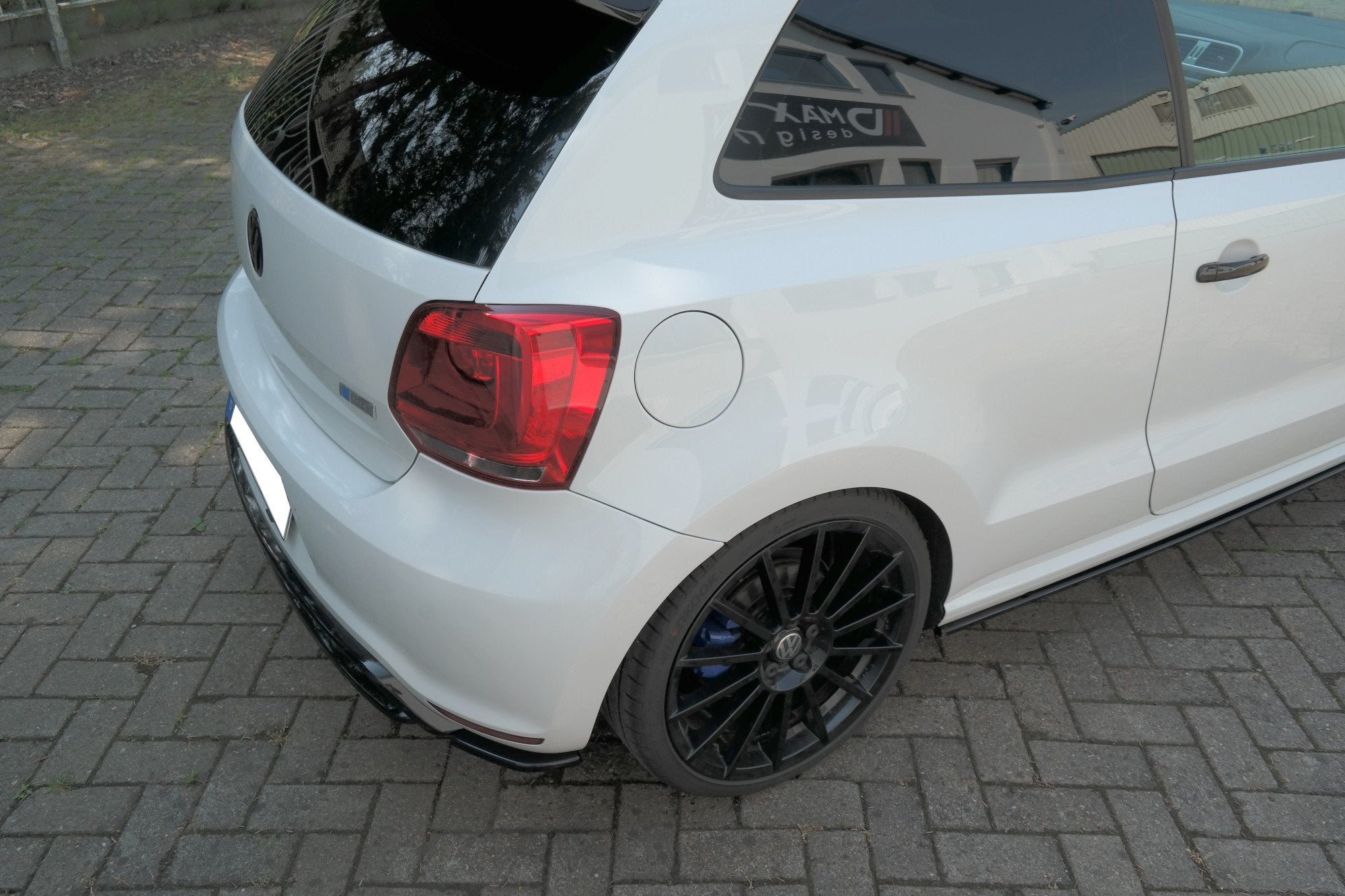 REAR SIDE SPLITTERS VOLKSWAGEN POLO MK5 R WRC