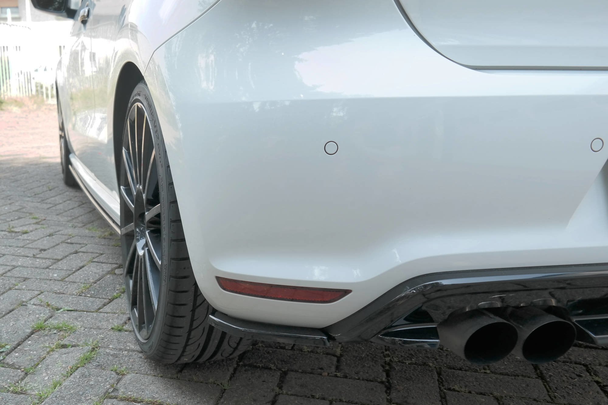 REAR SIDE SPLITTERS VOLKSWAGEN POLO MK5 R WRC