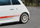 REAR SIDE SPLITTERS FIAT 500 ABARTH MK1-3