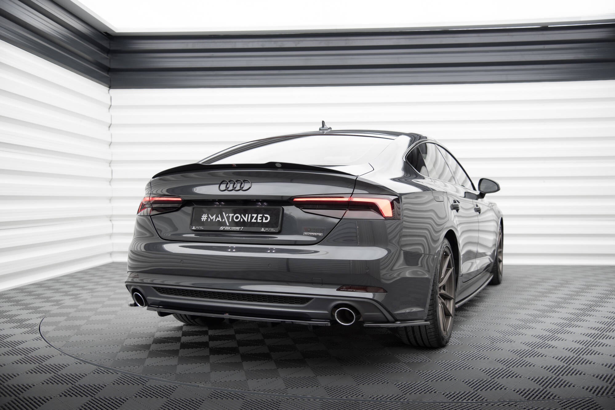 Rear Side Splitters Audi A5 S-Line F5 Sportback