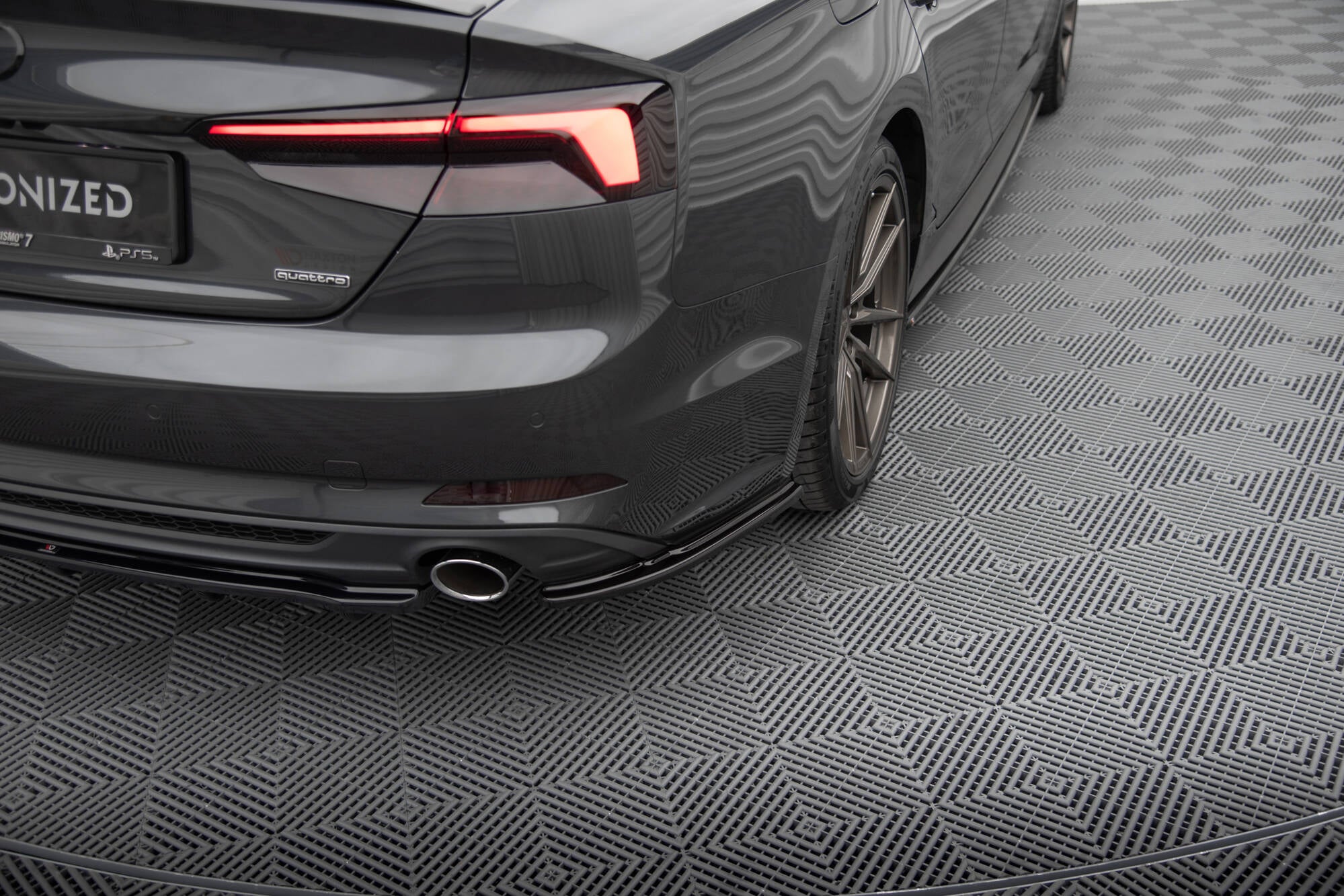 Rear Side Splitters Audi A5 S-Line F5 Sportback