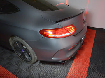 REAR SIDE SPLITTERS MERCEDES- BENZ C-CLASS W205 COUPE AMG-LINE - 0