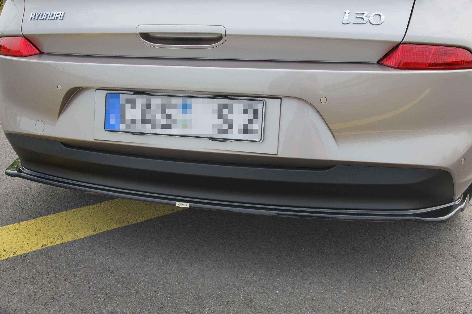 Rear Splitter (WITHOUT VERTICAL BARS) HYUNDAI I30 MK3 HATCHBACK