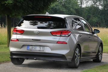 Rear Splitter (WITH VERTICAL BARS) HYUNDAI I30 MK3 HATCHBACK - 0