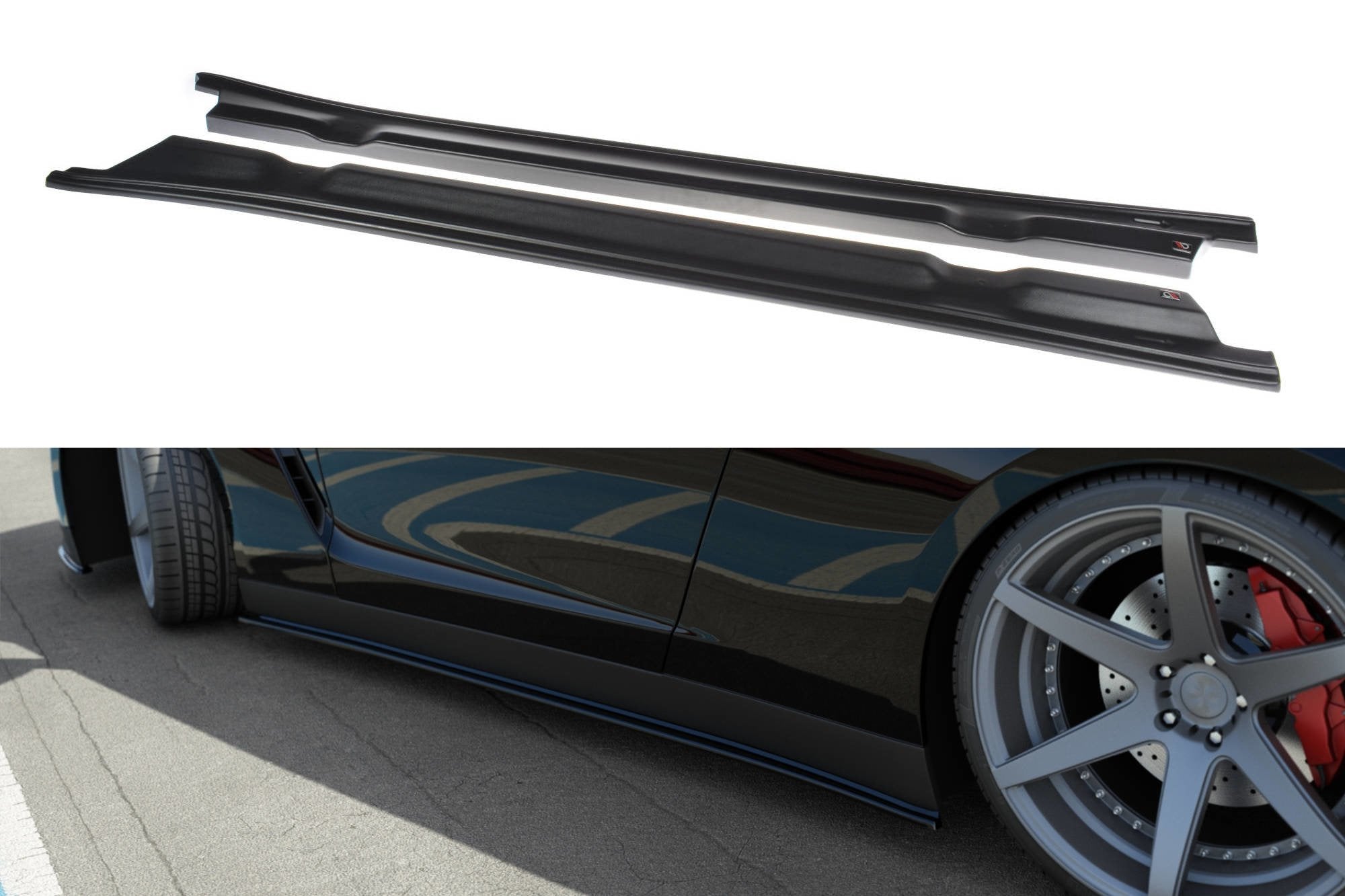 SIDE SKIRTS DIFFUSERS NISSAN GT-R PREFACE COUPE (R35-SERIES) 