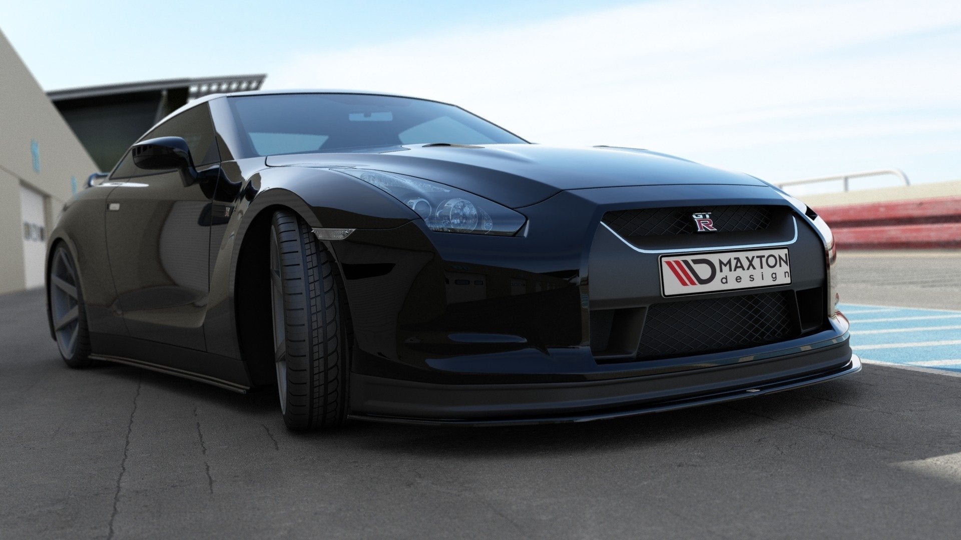 FRONT SPLITTER V.2 NISSAN GT-R PREFACE COUPE (R35-SERIES)