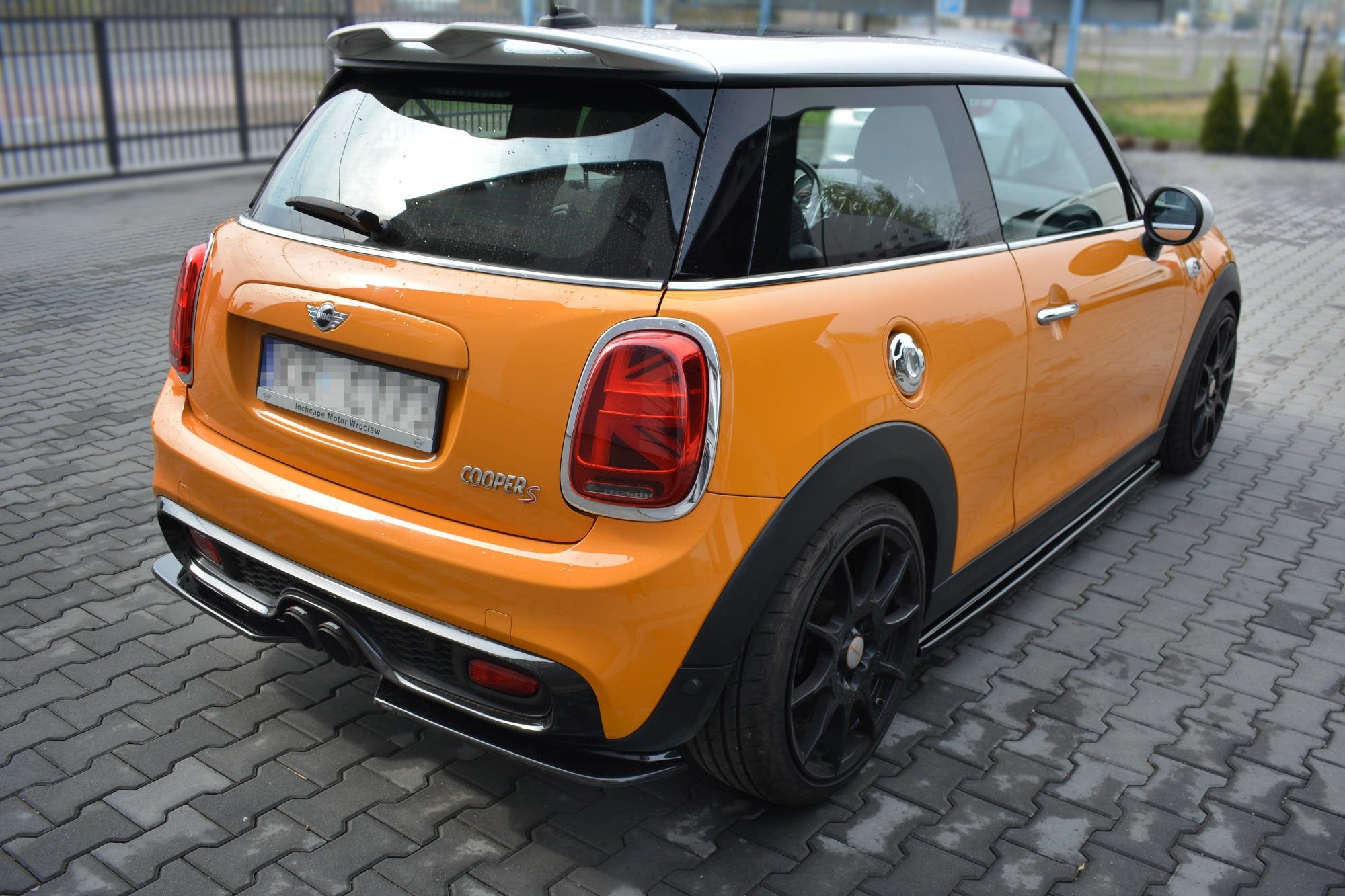 CENTRAL REAR SPLITTER MINI COOPER S MK3 PREFACE 3-DOOR (F56)