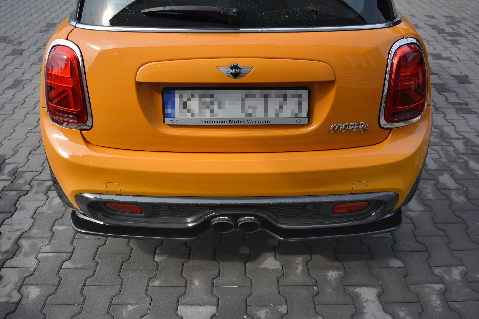 CENTRAL REAR SPLITTER MINI COOPER S MK3 PREFACE 3-DOOR (F56)