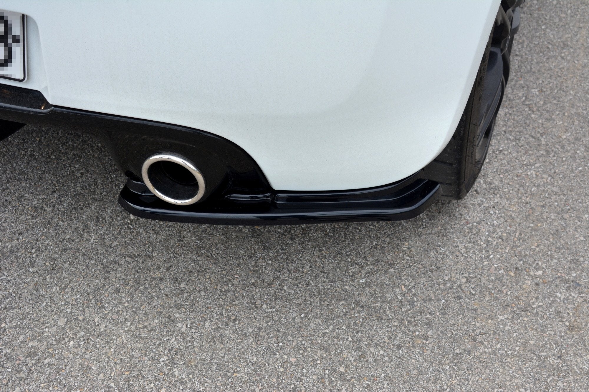 REAR SIDE SPLITTERS RENAULT CLIO MK3 RS FACELIFT