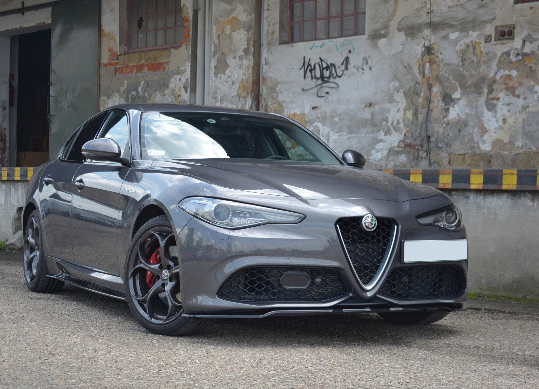 FRONT SPLITTER V.1 ALFA ROMEO GIULIA VELOCE