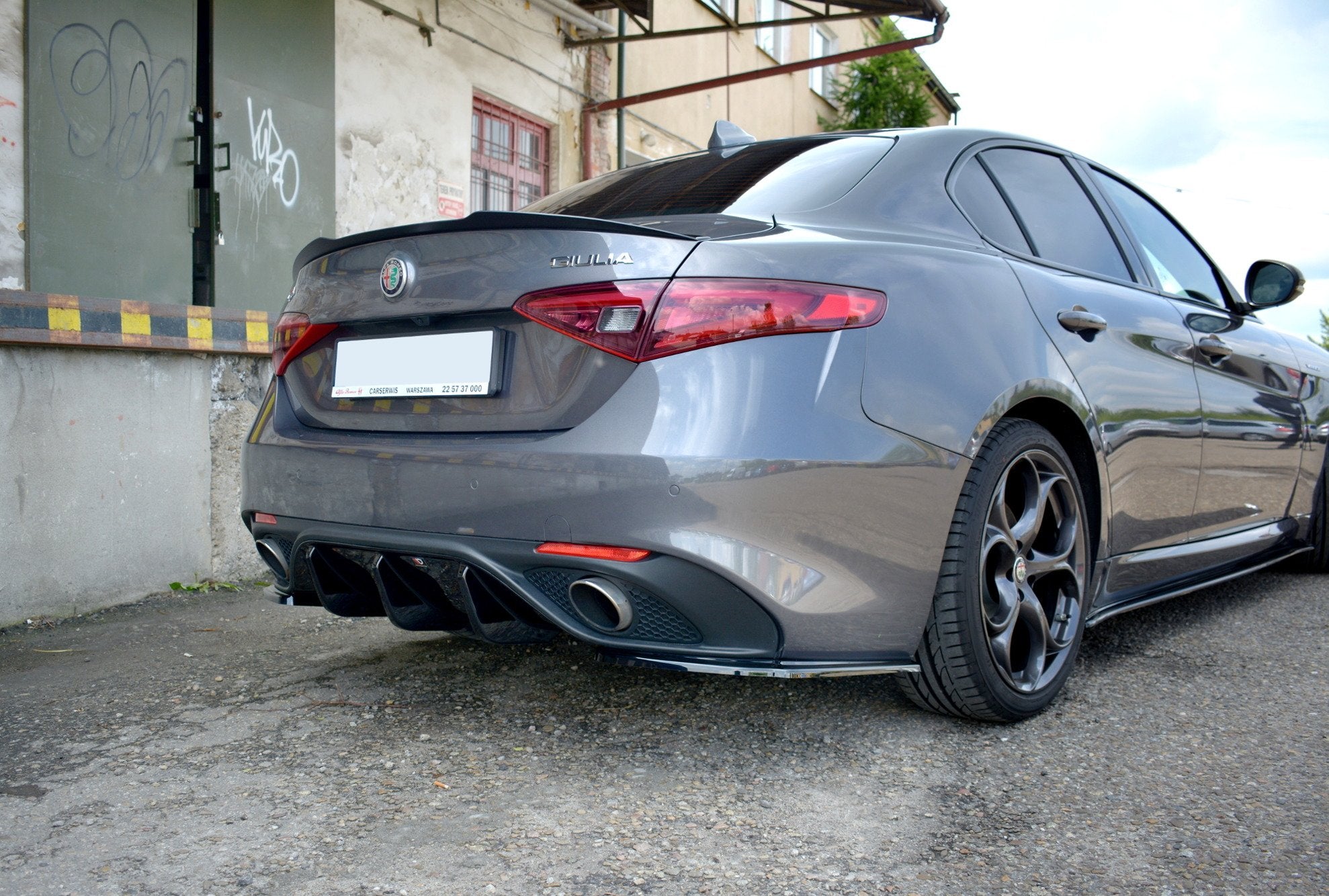 REAR VALANCE ALFA ROMEO GIULIA VELOCE