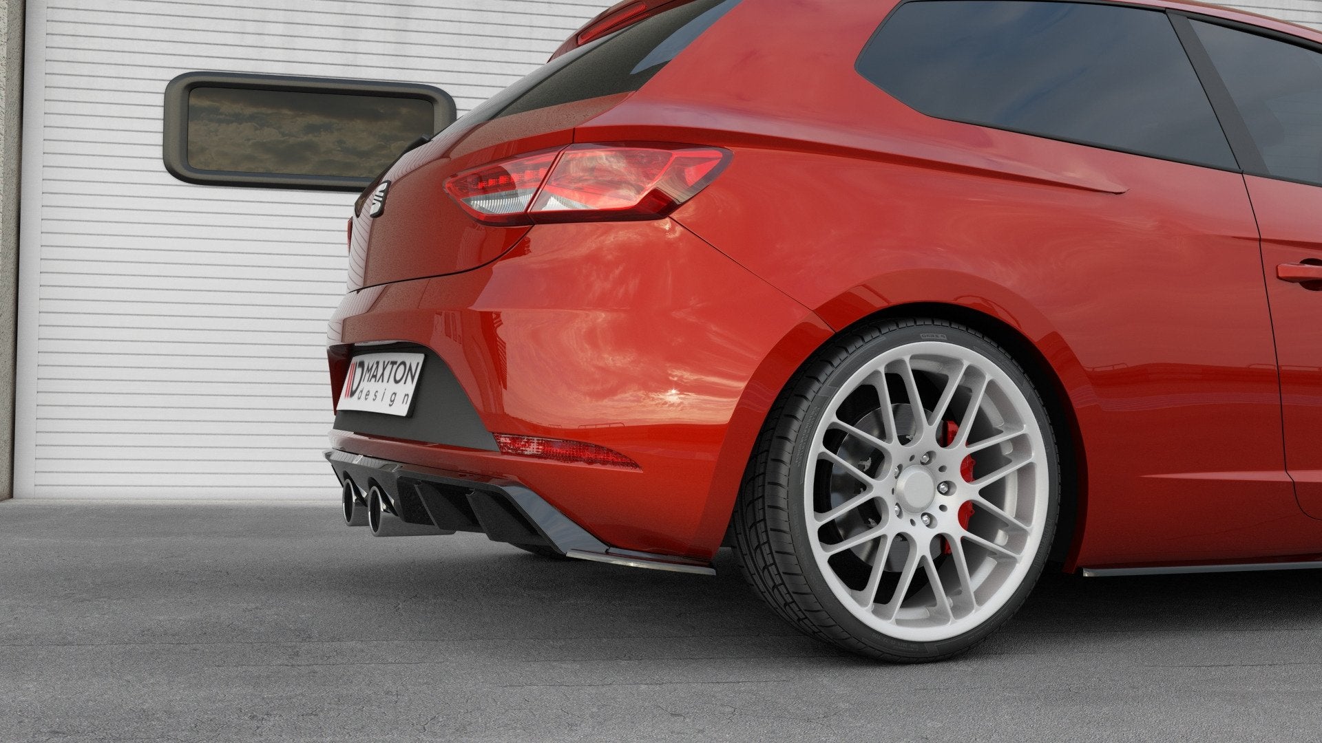 Rear Valance V.2 Seat Leon Cupra Mk3 FL Hatchback