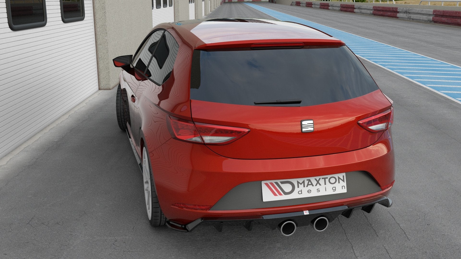 Rear Valance V.2 Seat Leon Cupra Mk3 FL Hatchback