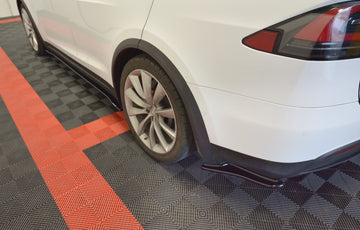 REAR SIDE SPLITTERS V.1 TESLA MODEL X - 0