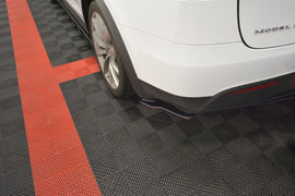 REAR SIDE SPLITTERS V.2 TESLA MODEL X - 0