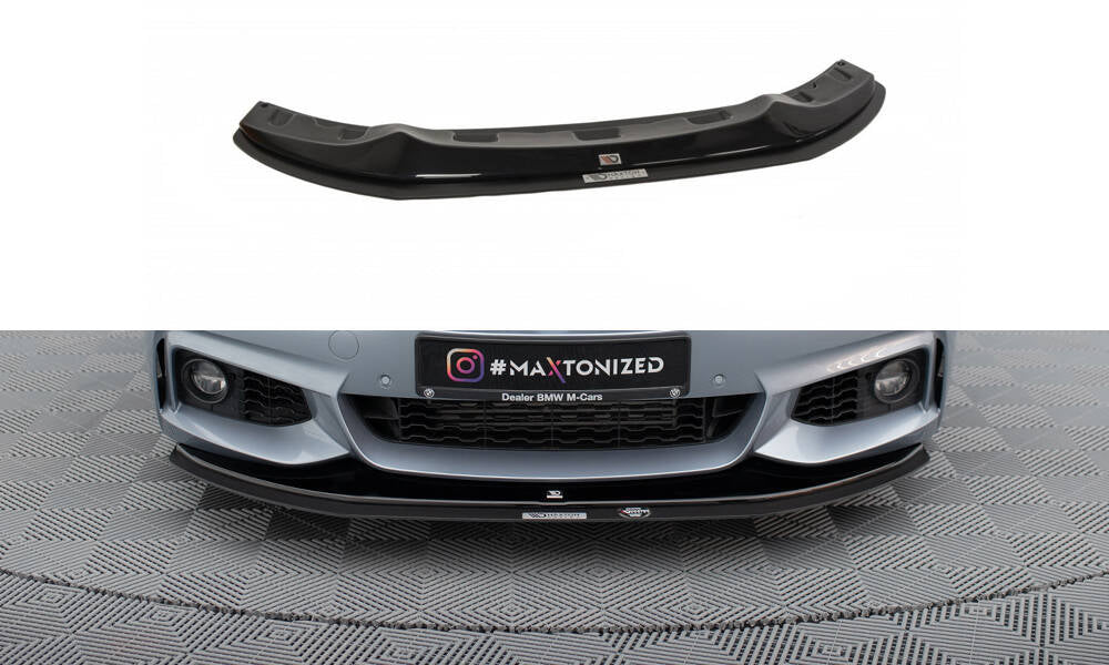 HYBRID FRONT SPLITTER for BMW 4 Coupe / Gran Coupe / Cabrio M-Pack F32 / F36 / F33