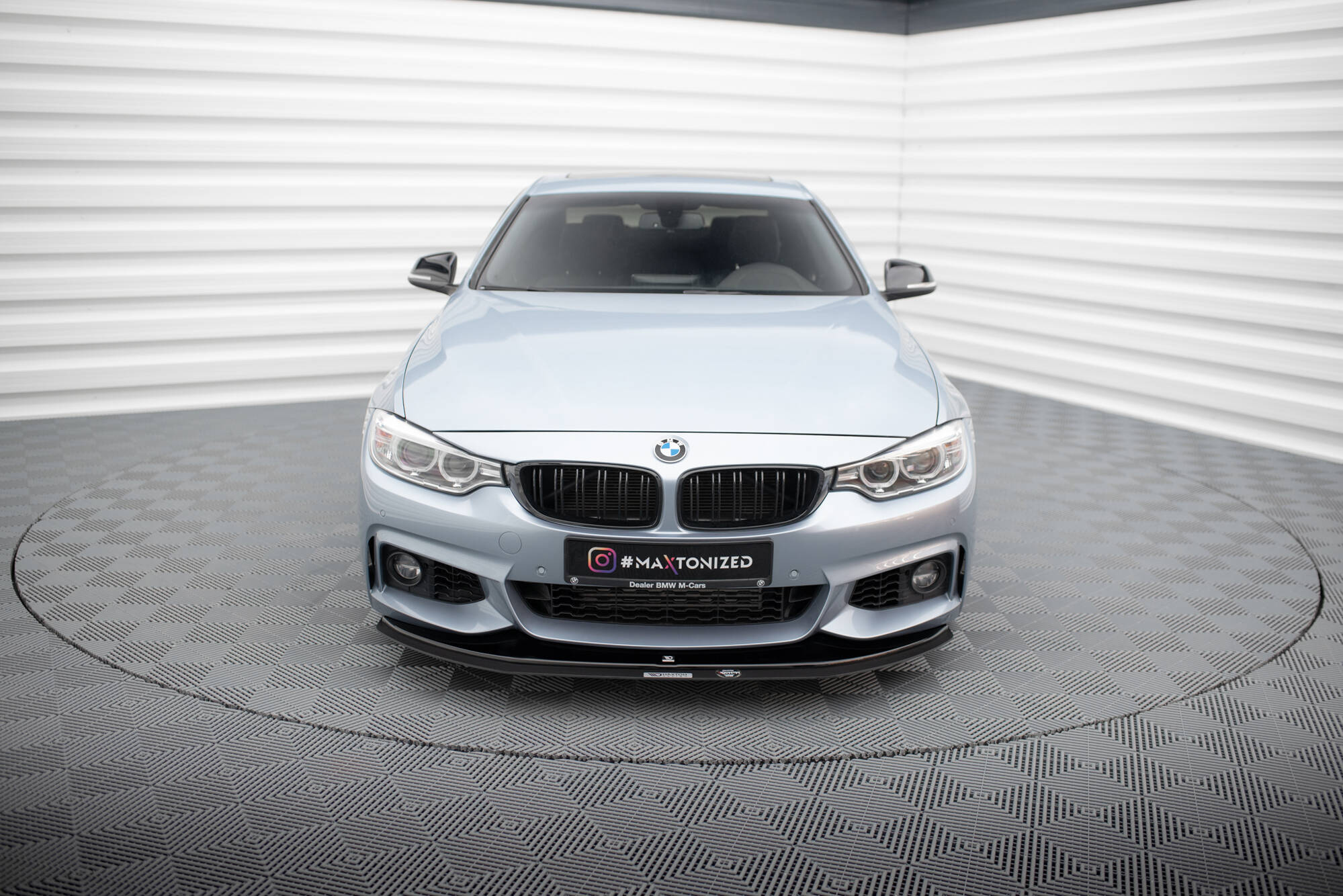 HYBRID FRONT SPLITTER for BMW 4 Coupe / Gran Coupe / Cabrio M-Pack F32 / F36 / F33