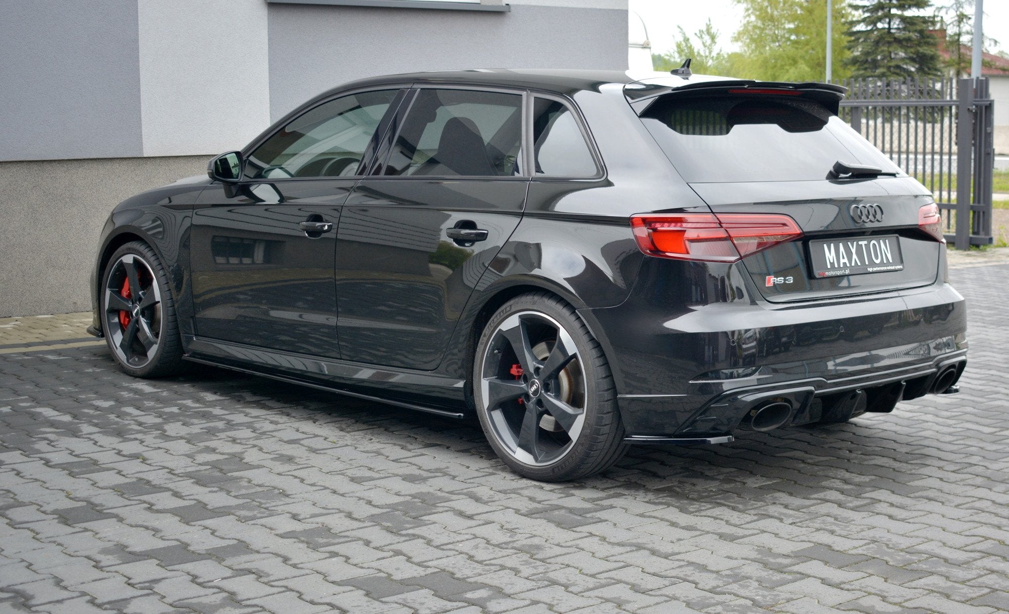 Side Skirts Diffusers Audi RS3 8V FL Sportback