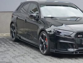Racing Side Skirts Diffusers V.2 AUDI Audi RS3 8V FL Sportback - 0