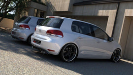 REAR VALANCE VW GOLF VI WITH 2 EXHAUST HOLE - 0