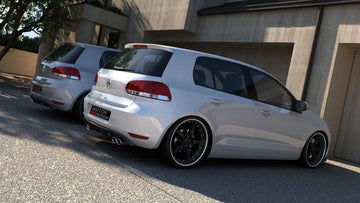 REAR VALANCE VW GOLF VI WITH 2 EXHAUST HOLE - 0