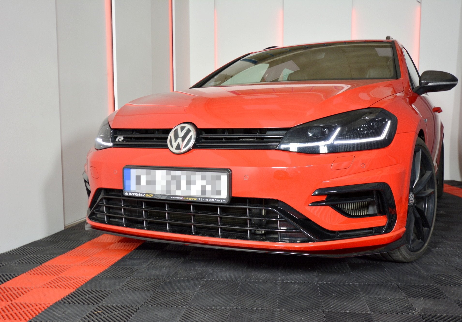 Front Splitter V.7 VW Golf 7 R / R-Line Facelift