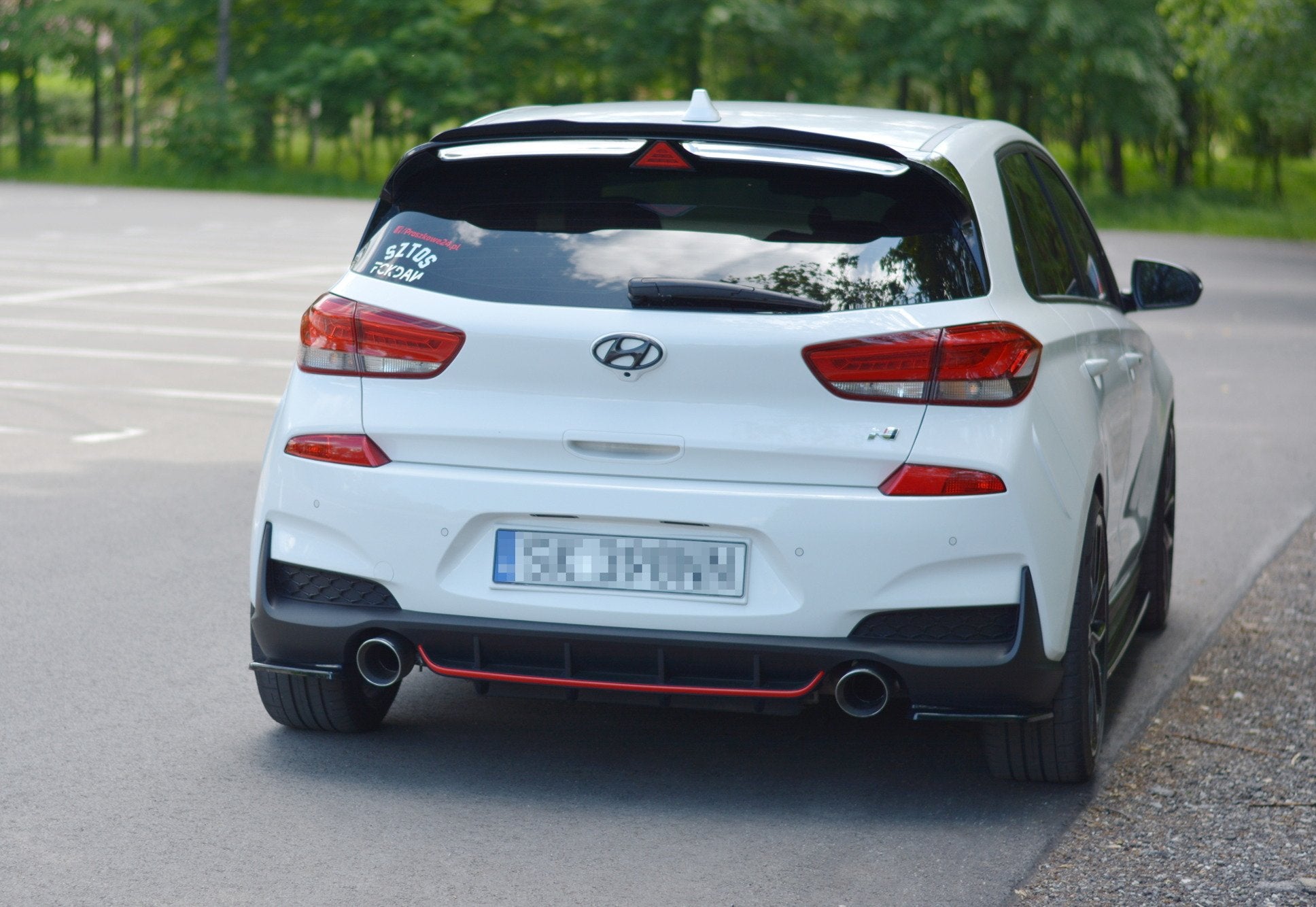 REAR SIDE SPLITTERS HYUNDAI I30 Mk3 N