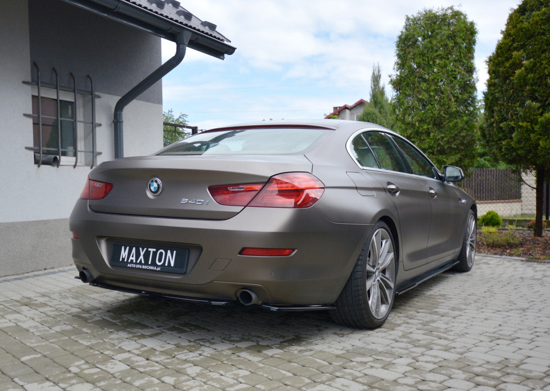 REAR SIDE SPLITTERS BMW 6 GRAN COUPÉ