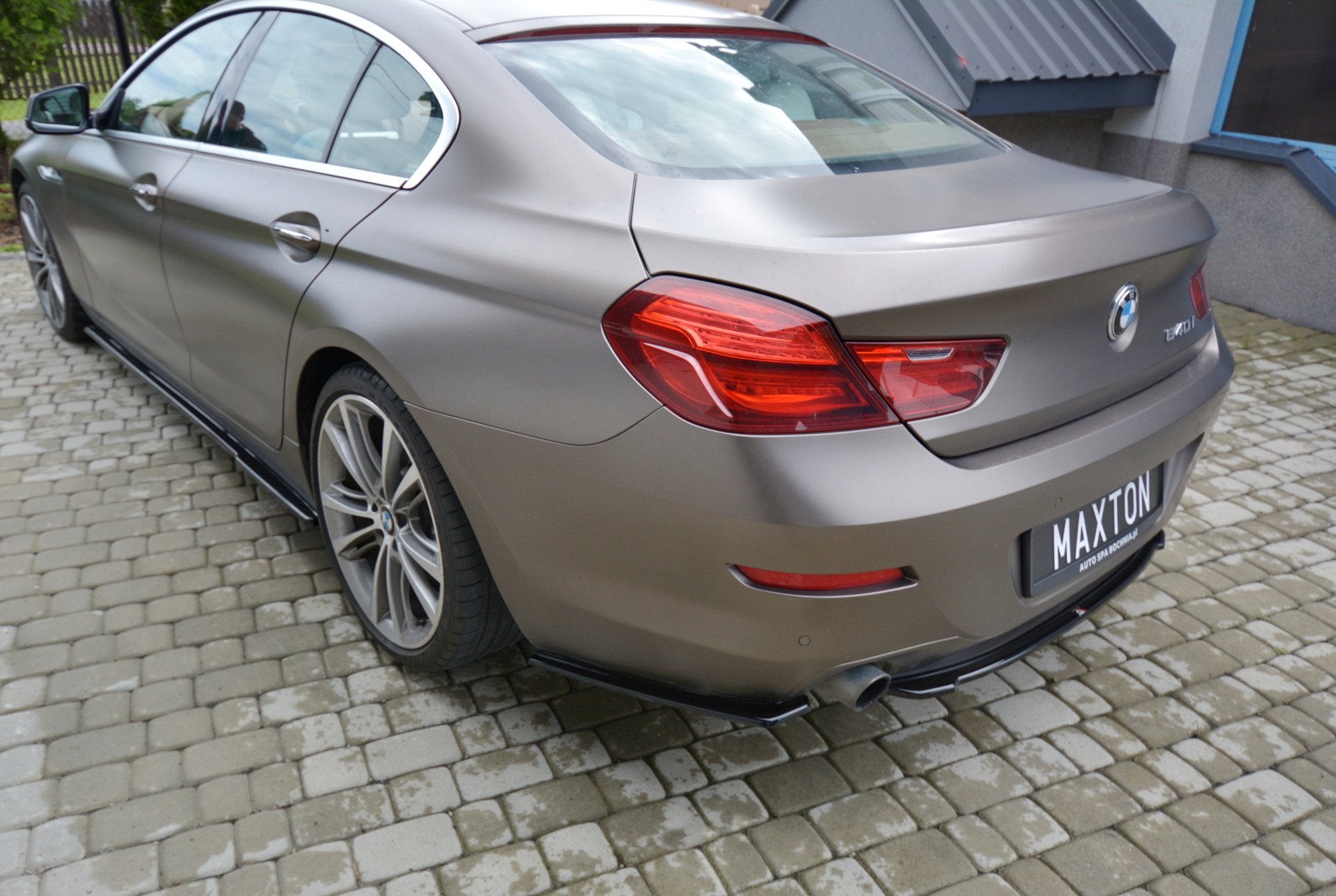 CENTRAL REAR SPLITTER BMW 6 GRAN COUPÉ