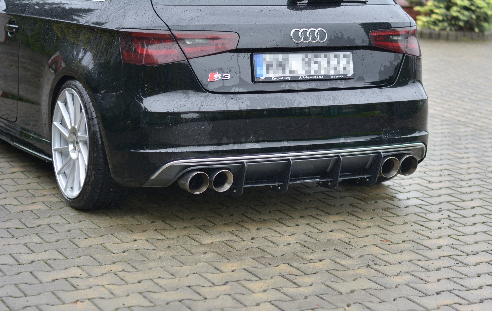 Rear Diffuser Audi S3 / A3 S-Line 8V Hatchback / Sportback