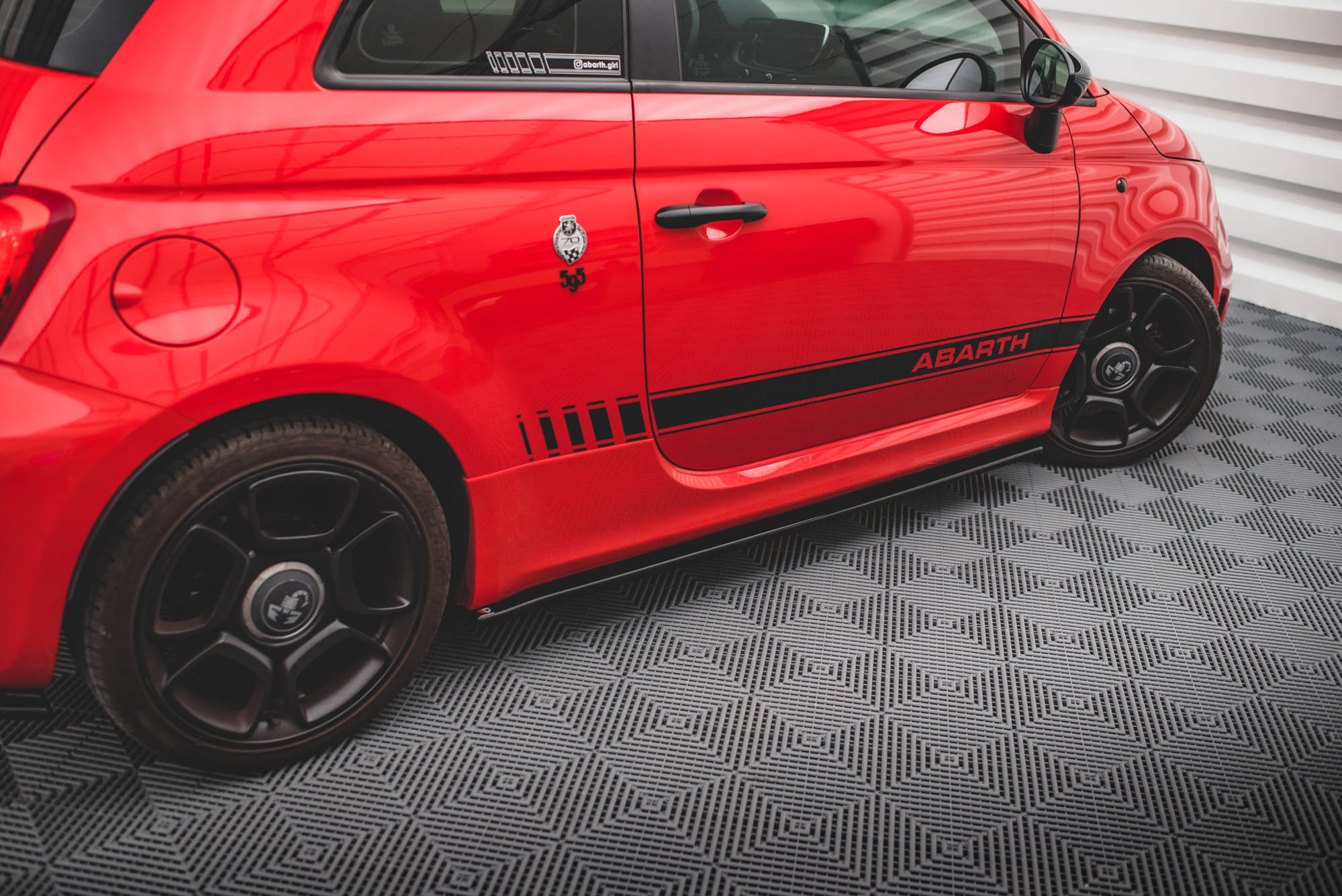 SIDE SKIRTS DIFFUSERS FIAT 500 ABARTH MK1 FACELIFT