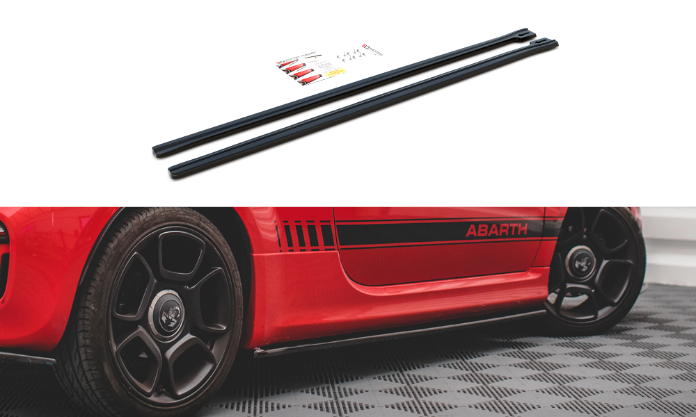 SIDE SKIRTS DIFFUSERS FIAT 500 ABARTH MK1 FACELIFT