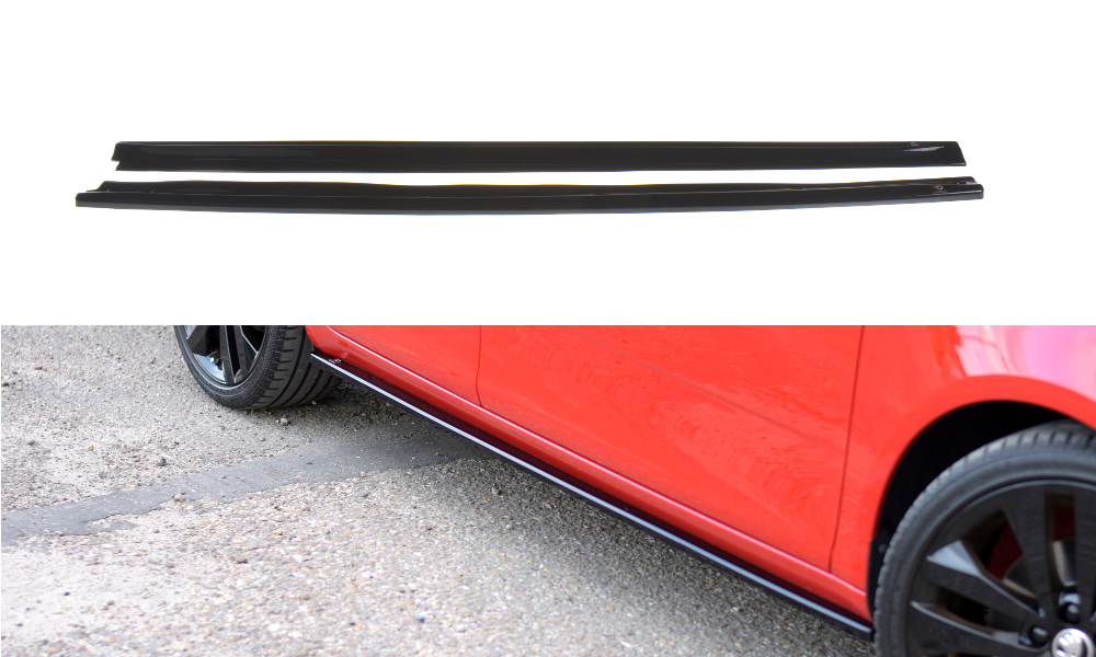 Side Skirts Diffusers Skoda Fabia RS Mk2