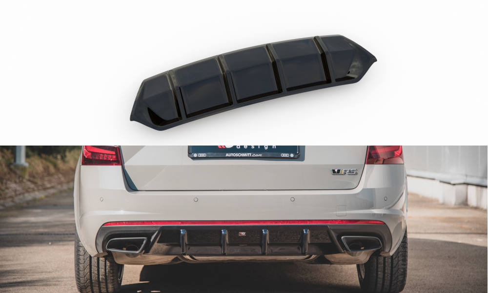 Rear Valance V.1 Skoda Octavia RS Mk3 / Mk3 FL Hatchback / Estate