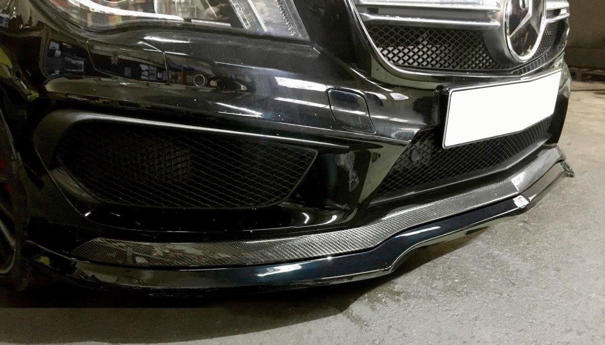 FRONT SPLITTER v.1 MERCEDES CLA 45 AMG C117 (PREFACE)