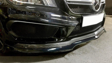 FRONT SPLITTER v.1 MERCEDES CLA 45 AMG C117 (PREFACE) - 0