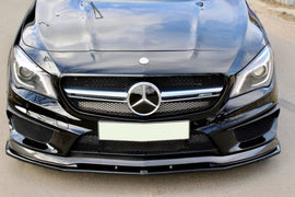 FRONT SPLITTER v.2 MERCEDES CLA 45 AMG C117 (PREFACE) - 0